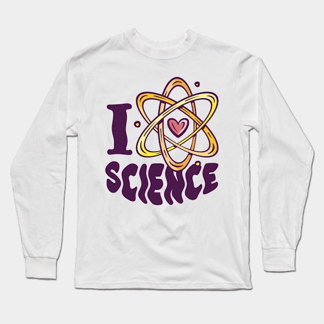 I love science Long Sleeve T-Shirt by NobleTeeShop